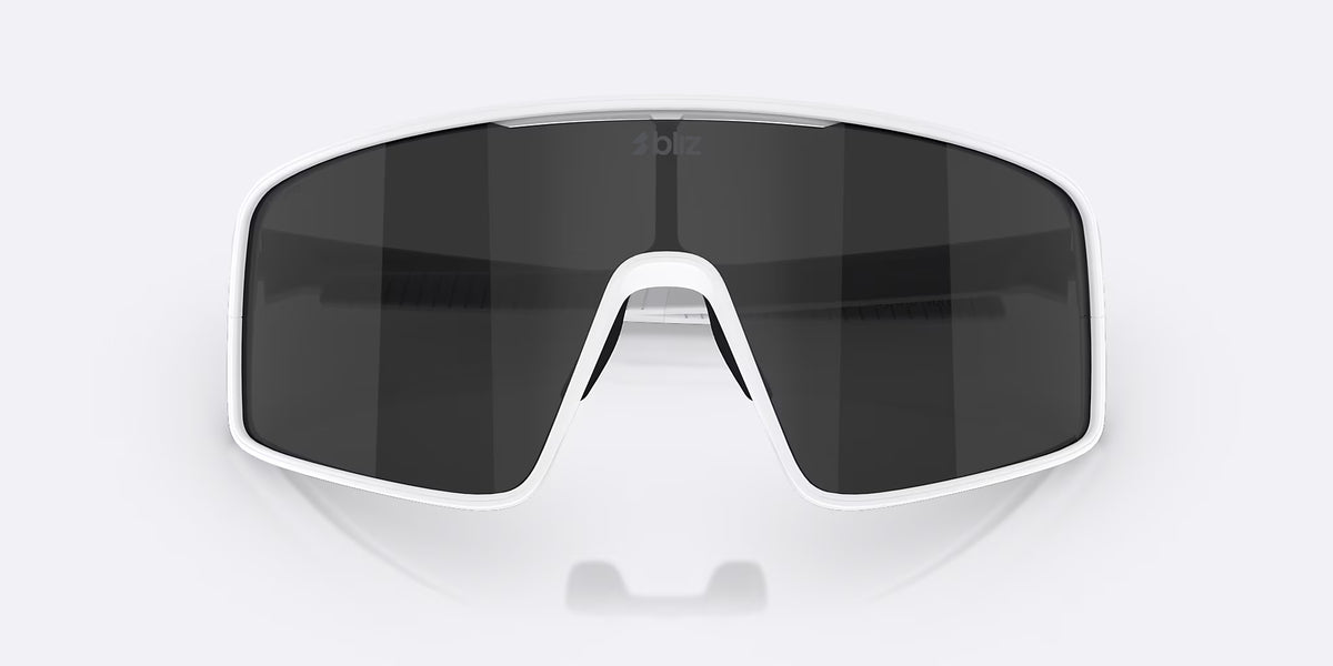 Lunettes BLIZ P001 Blanc Matt Écran Smoke