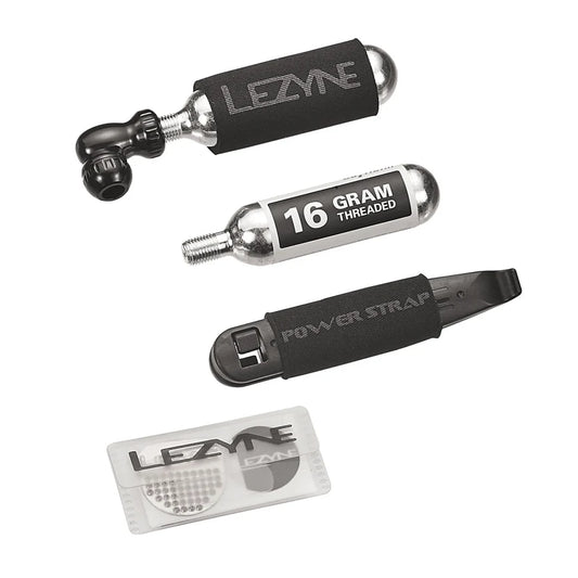 Kit de Réparation LEZYNE TWIN DRIVE Repair Combo+ Cartouche CO2 Filetée