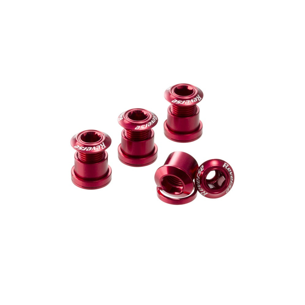 Kit 4 Vis Cheminée REVERSE COMPONENTS Rouge
