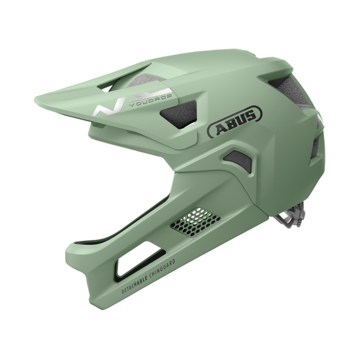 Casque VTT ABUS YOUDROP FF Junior Mist Vert