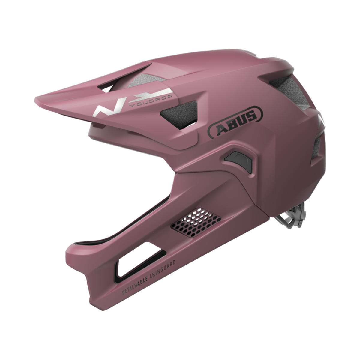 Casque VTT ABUS YOUDROP FF Junior Blush Rouge