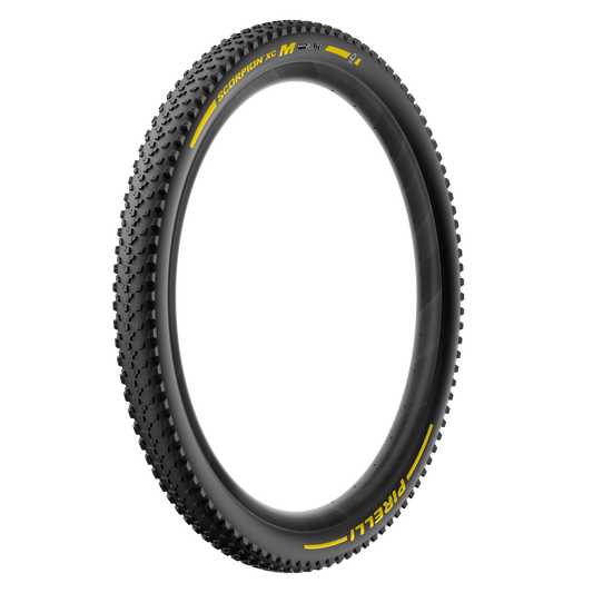 Pneu PIRELLI SCORPION RACE XC M Lite 29x2.40 Tubeless Ready Souple Noir/Jaune Team Edition