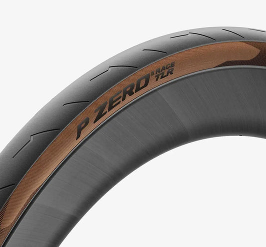 Pneu PIRELLI P ZERO RACE TLR 700c Tubeless Ready Marron