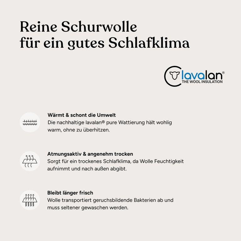 Babyschlafsack | ganzjährig | Wollfüllung | Rosé Melange | 50/56