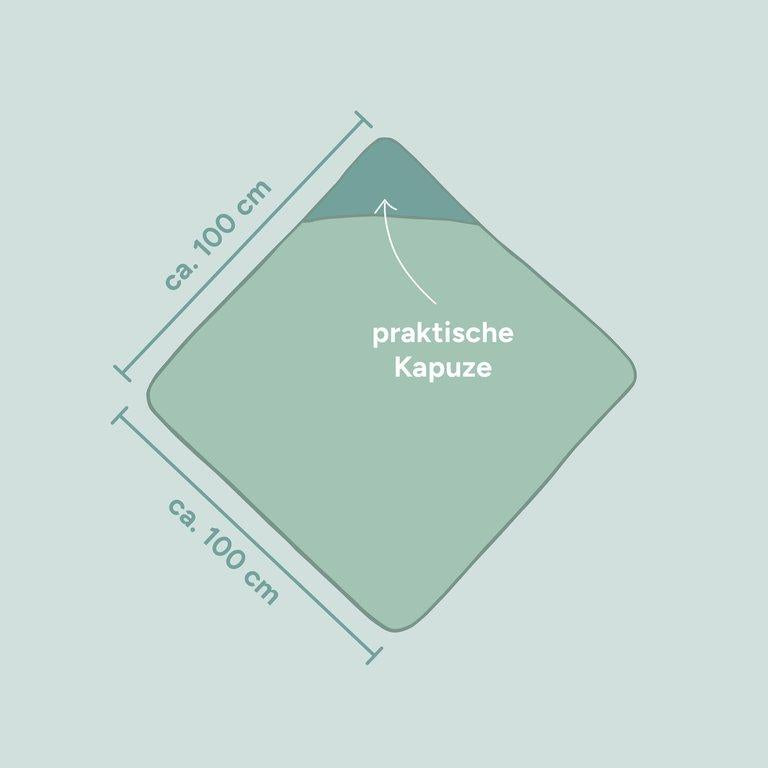Kapuzenhandtuch | 100x100 cm | Beige