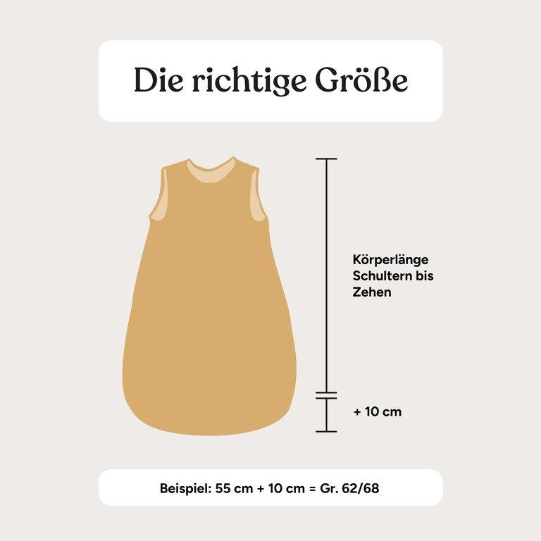Babyschlafsack | Sommer | Musselin | 1,0 TOG | Jade mit Tropfen | 74/80