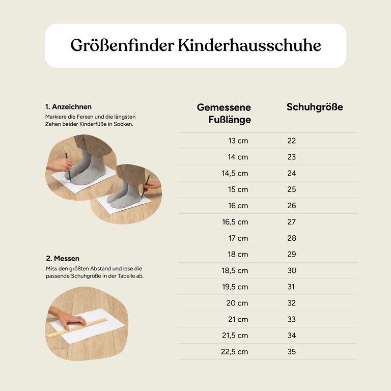 Kinder Hausschuh | Grau | 22