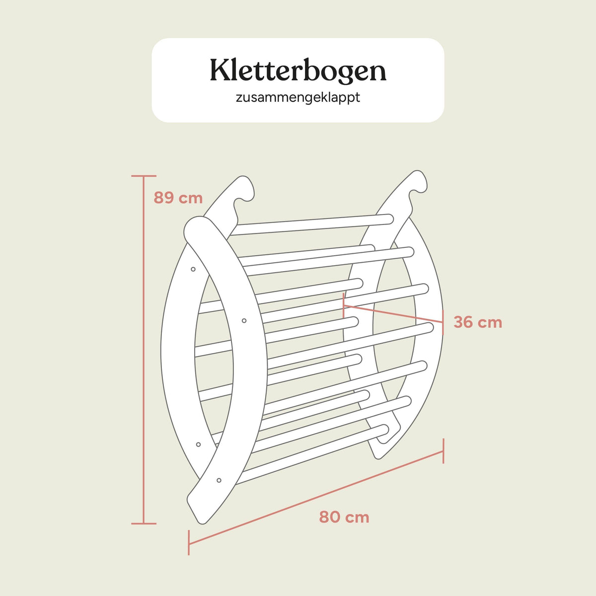 Kletterbogen | Natur-Weiß | 5594