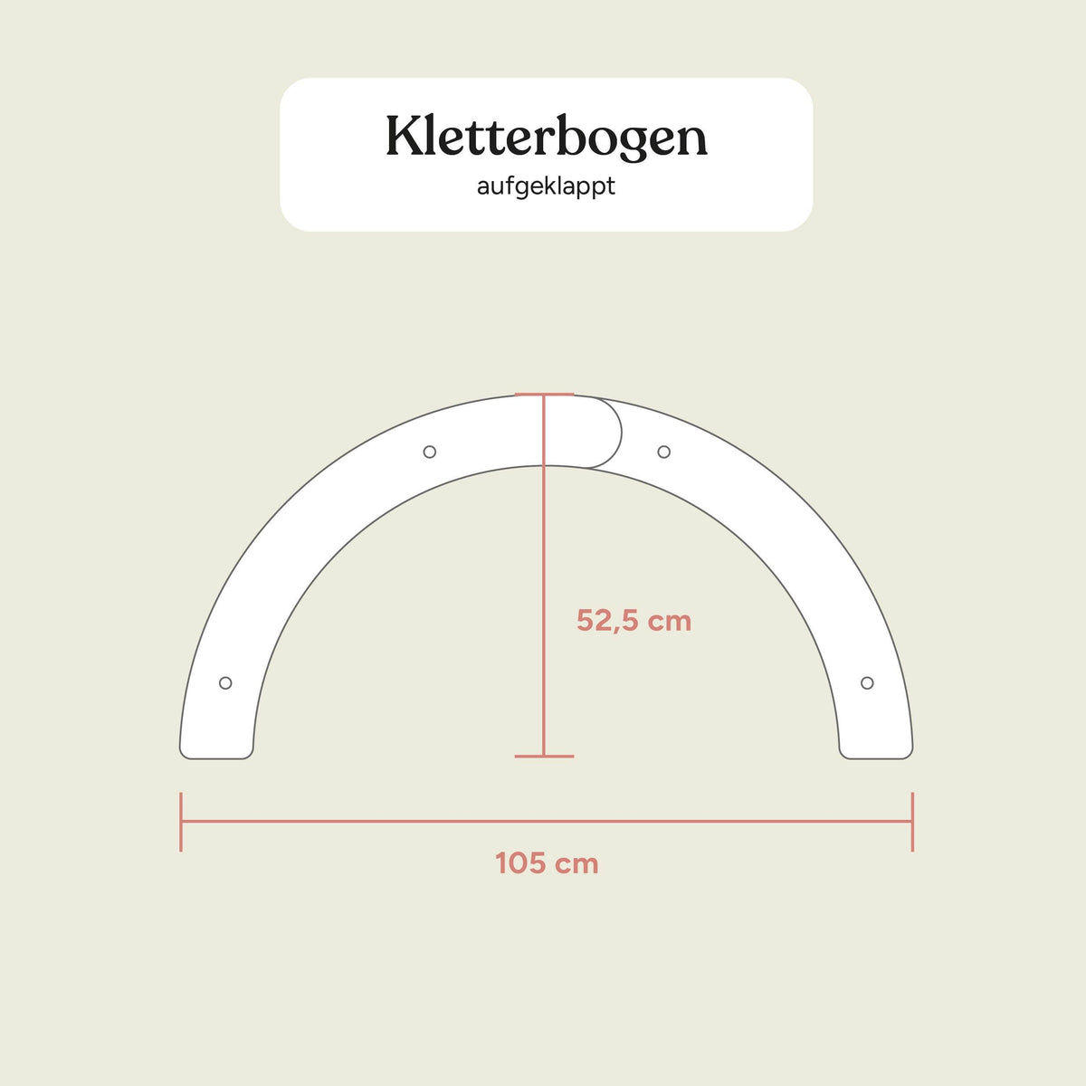 Kletterbogen | Natur-Weiß | 5594