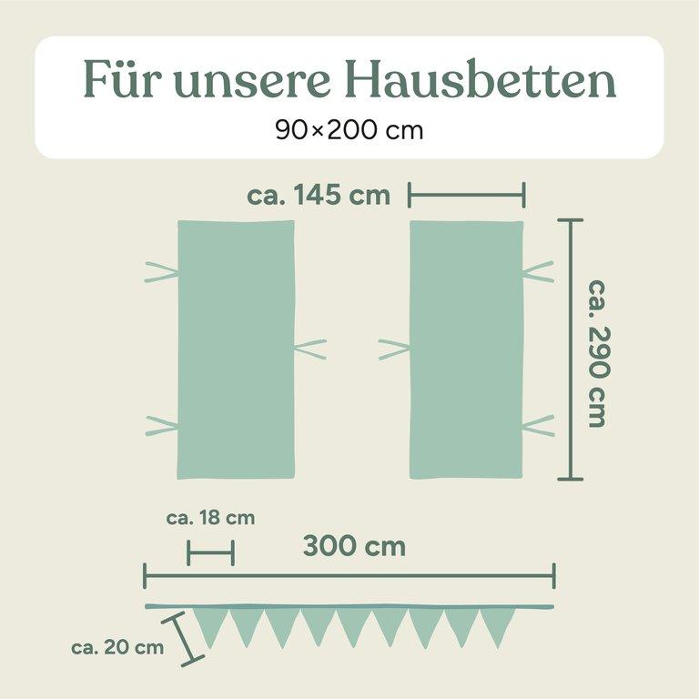 Betthimmel-Set | Jeansblau