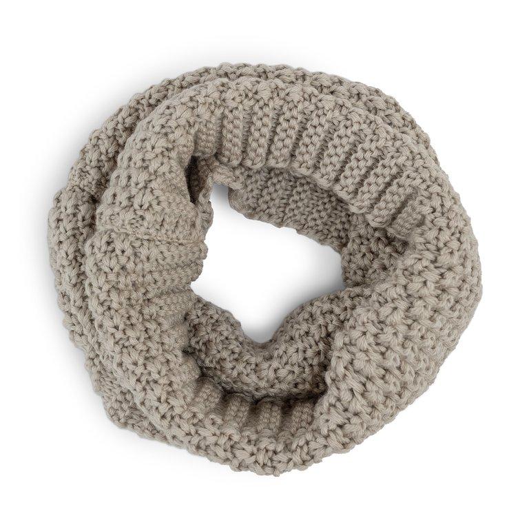 Schlauchschal Grobstrick | Beige | One Size
