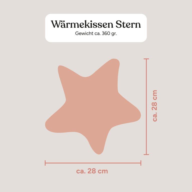 Wärmekissen | Kirschkern Stern Jeansblau