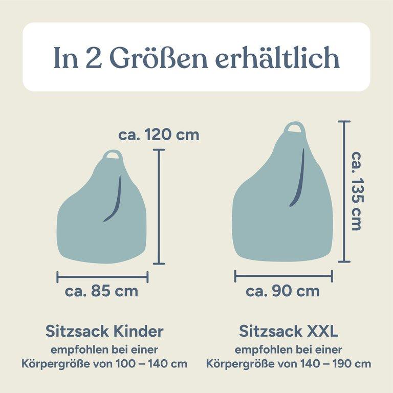 Sitzsack Kinder | Cord Natur