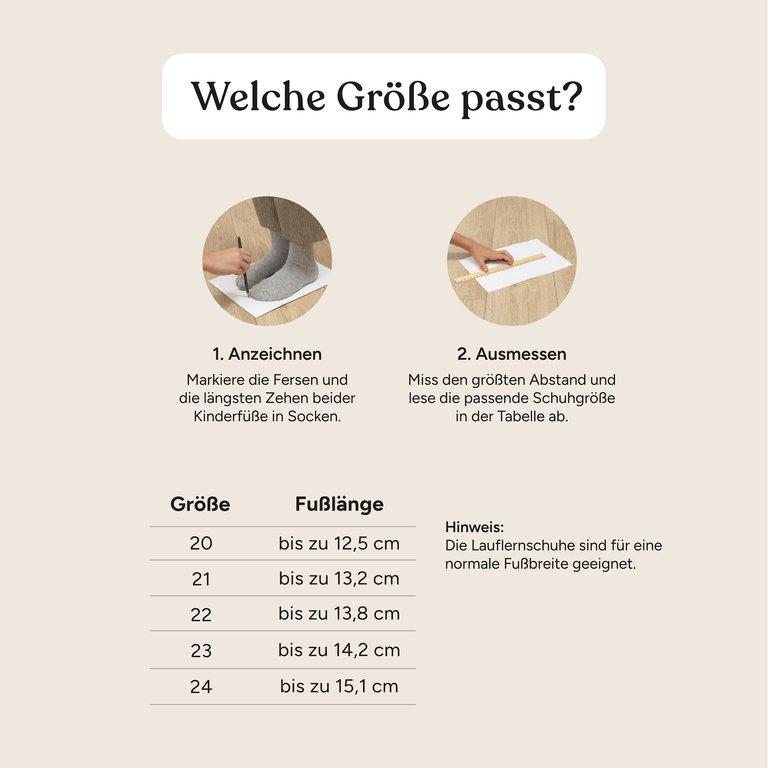 Lauflernschuh Wollfilz | Beige | 20