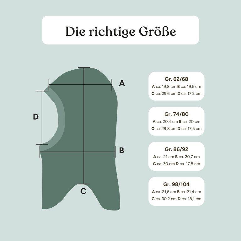 Schlupfmütze Wollfleece | Beige | 74/80