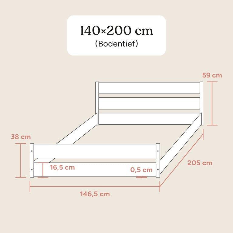 Jugendbett Nova | Pro | Buche Natur | 140x200 cm