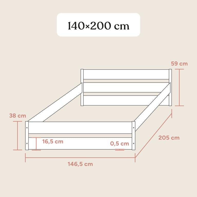 Jugendbett Nova | Pro | Buche Natur | 140x200 cm
