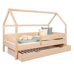 Hausbett mit Bettkasten