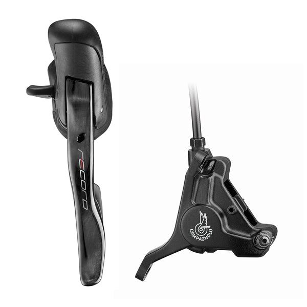 Levier Gauche et Étrier Avant 160mm CAMPAGNOLO RECORD Flat Mount Sans Disque