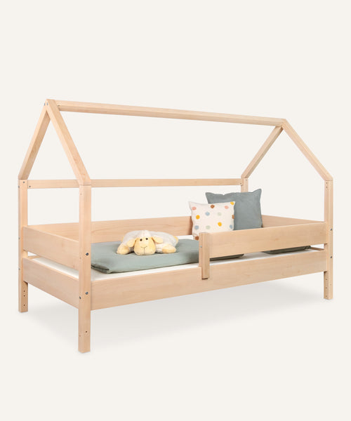Ehrenkind Hausbett Buche B3 90x200 Natur.