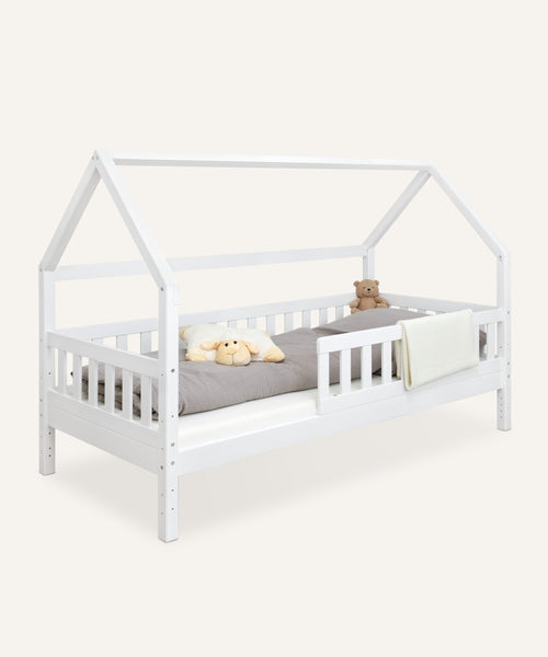 Ehrenkind Hausbett Kiefer weiß.