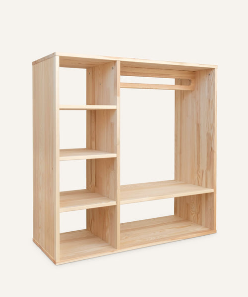 Ehrenkind Montessori Kleiderschrank Kiefer.