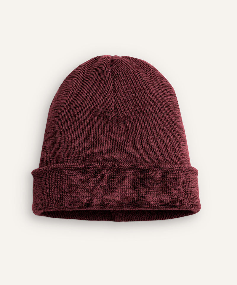 Ehrenkind Strickmütze Bordeaux.