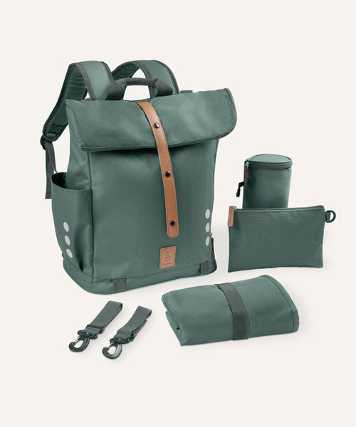 Ehrenkind Wickelrucksack Grüngrau.