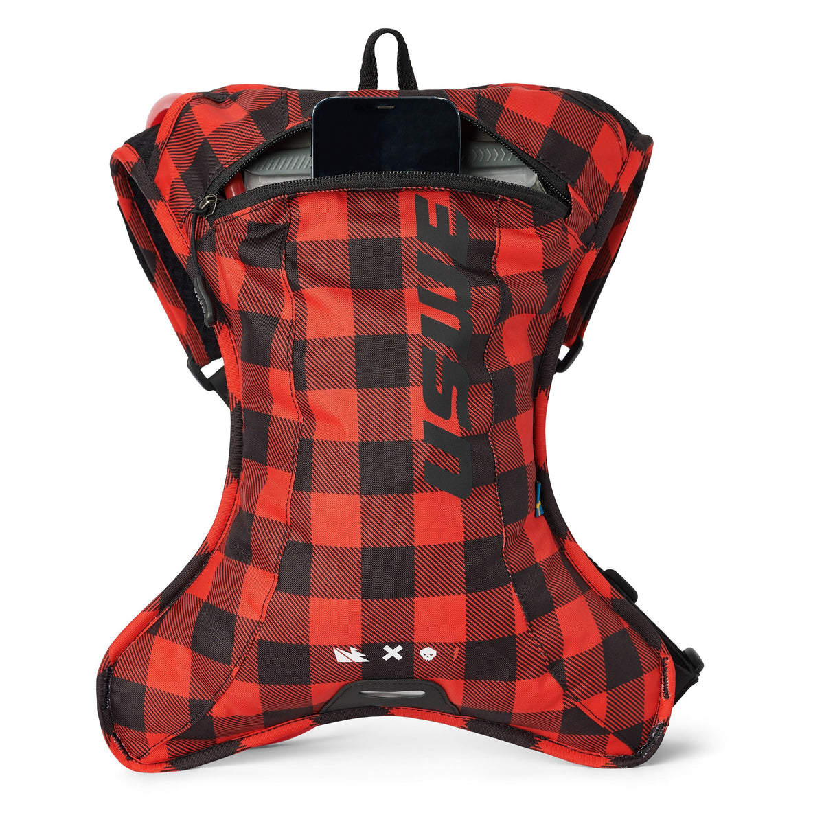 Sac d'Hydratation USWE OUTLANDER XC 2 L Flannel Rouge/Noir