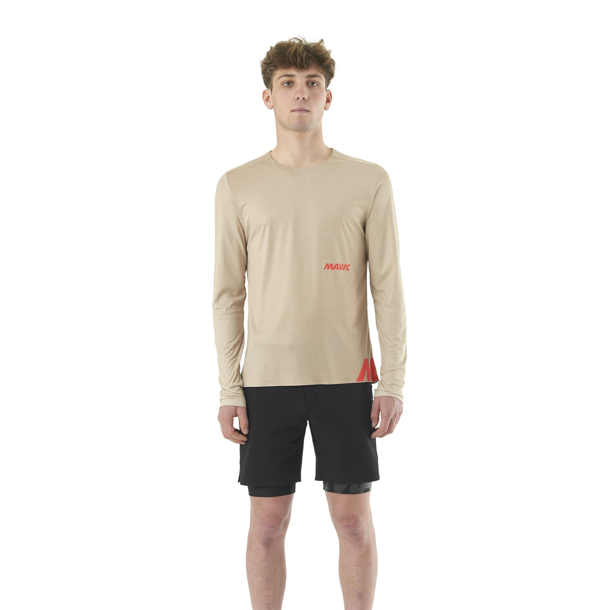 Maillot MAVIC CROSSTRAIL Manches Longues Beige