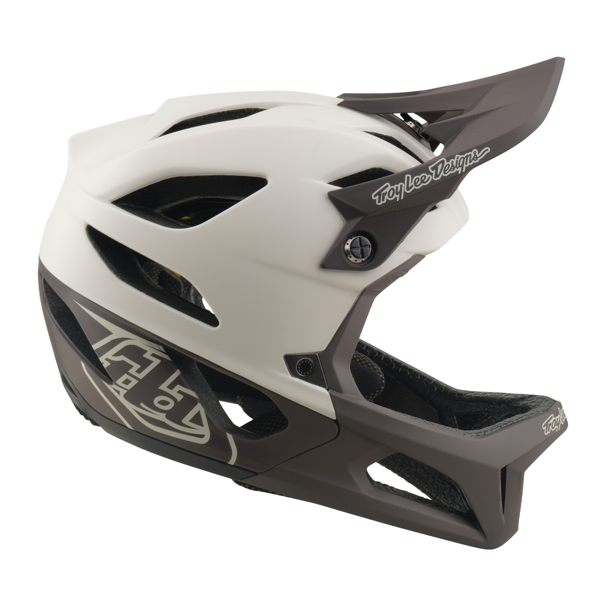 Casque VTT TROY LEE DESIGNS STAGE MIPS DRONE PUMICE Blanc