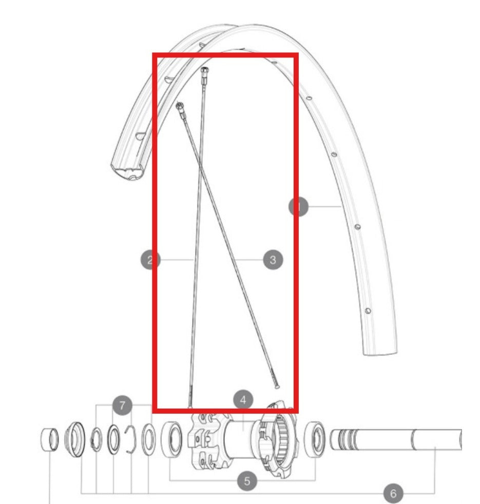 Kit 12 Raypns Ar MAVIC CROSSMAX LIGHT 29'' 294mm