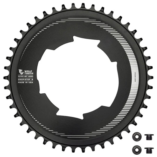 Plateau Mono 12/13V WOLF TOOTH AERO Sram 107mm Capteur de Puissance