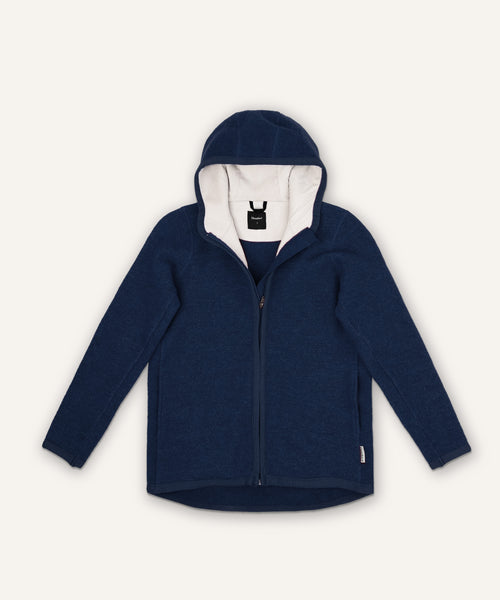 Walkjacke Damen Dunkelblau.