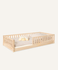 Bodenbett Livo  |  Buche Natur