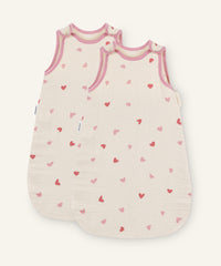 Ehrenkind Schlafsack Bundle 0.5 TOG Rund Natur Herzen