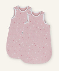 Ehrenkind Schlafsack Bundle 0.5 TOG Rund Rosé Tropfen