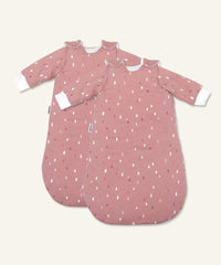 Bundle Ehrenkind Winter-Schlafsack 3.5 TOG Rosé Tropfen.