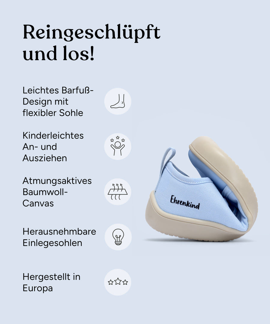 Ehrenkind Vorteile Barfußschuhe.