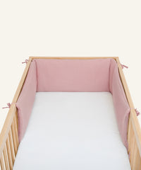 Ehrenkind Bettumrandung Waffelpiqué Rosé Babybett.
