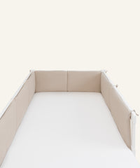 Ehrenkind Bettumrandung Waffelpiqué Beige Kinderbett.