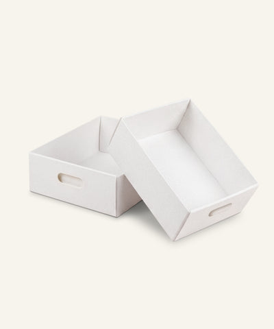 Ehrenkind Filzbox 2er-Pack Klein Weiß.