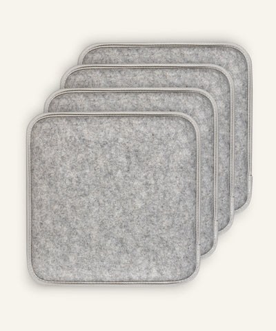 4er-Pack Sitzkissen  |  Eckig