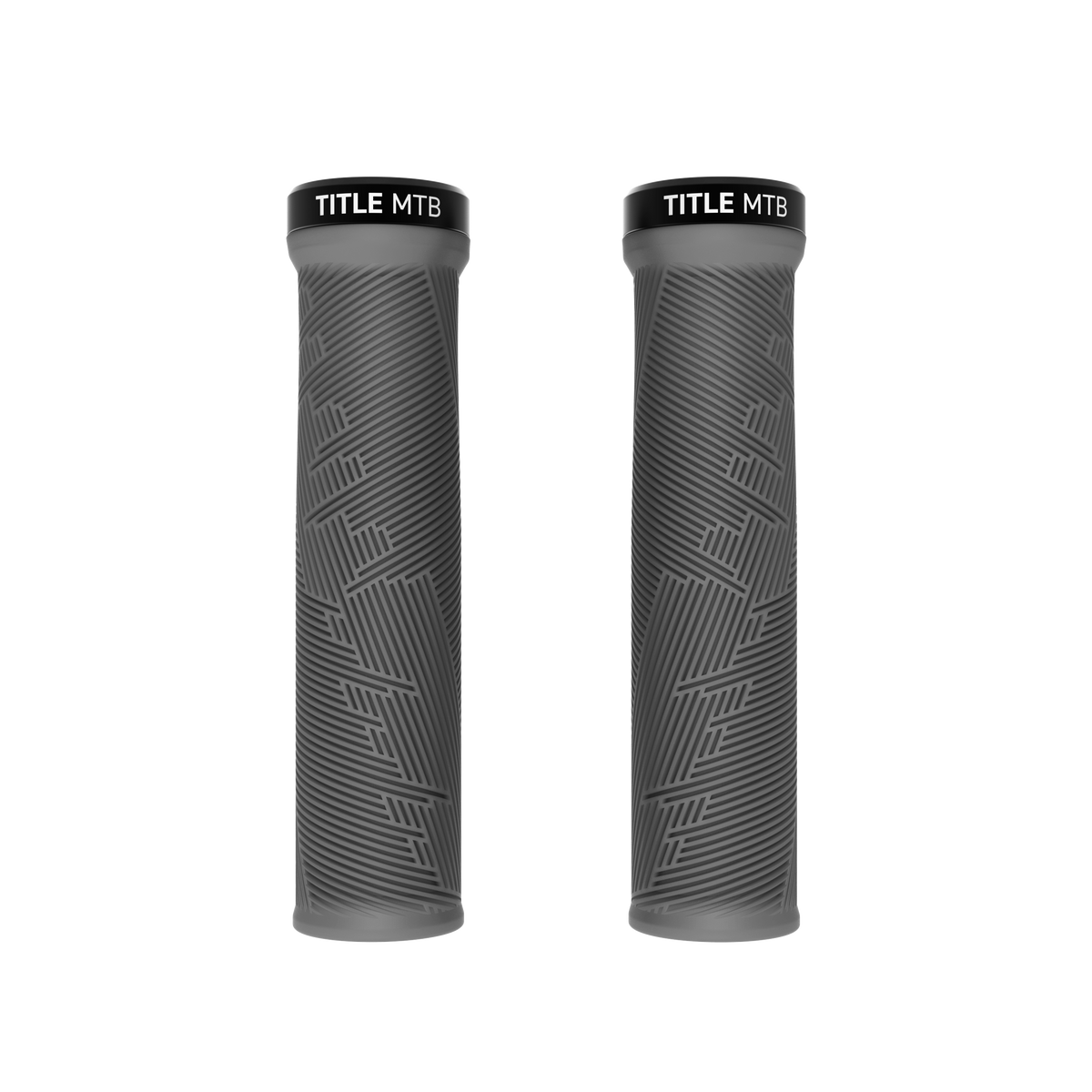 Grips Title MTB FORM Lock-On Gris - paire vue de face