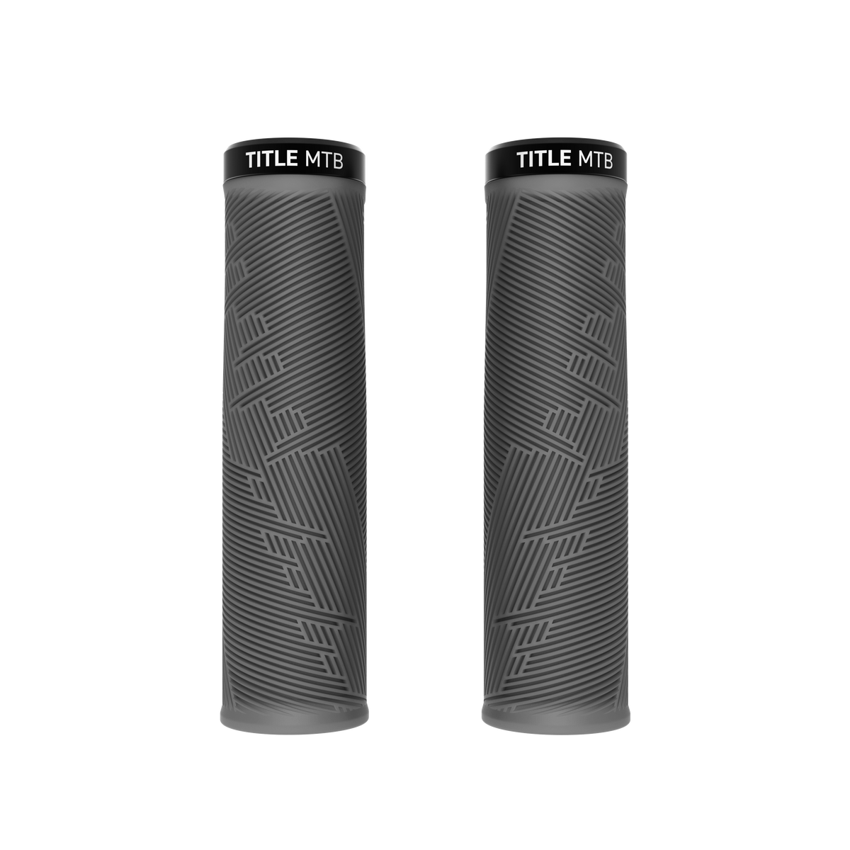 Grips Title MTB FORM Lock-On XL Gris - paire vue de face