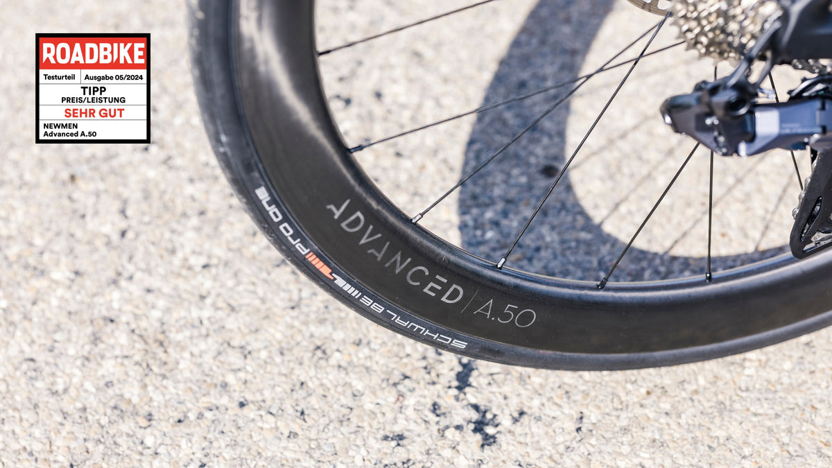 Paire de Roues NEWMEN ADVANCED A.50 Tubeless Ready (Center Lock)