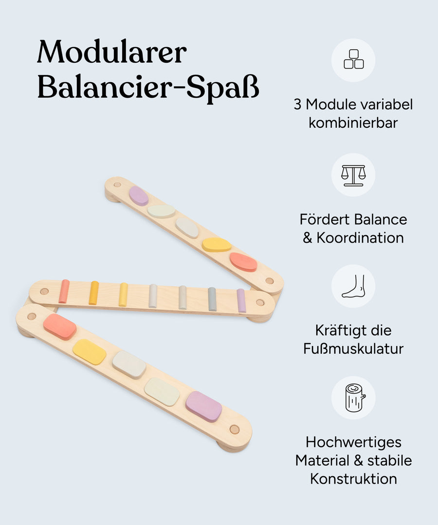 Balancierbalken Birke Ehrenkind USP-Grafik.