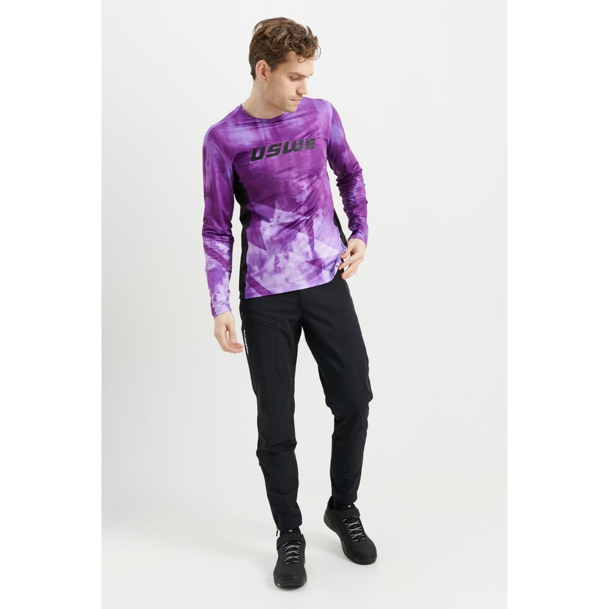 Maillot USWE LUFTIG MTB Manches Longues Violet