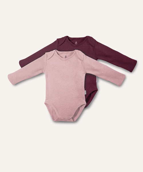 Langarm-Body 2er-Pack (B-Ware).