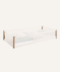 Umbauset Bodenbett Buche Natur.